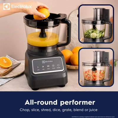 Electrolux 1000W Multi Food Processor & Blender: SDA2838ELGRY