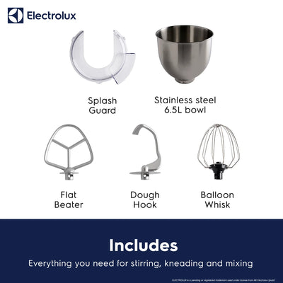 Electrolux 6.5L Stand Mixer: SDA2842ELGRY