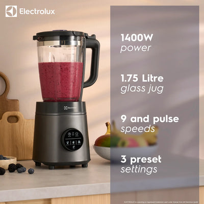 Electrolux 1400W Digital Blender With Grinder: SDA2877ELGRY