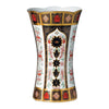 Royal Crown Derby Old Imari Solid Gold Band Large Column Vase
