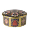 Royal Crown Derby Old Imari Solid Gold Band Round Box 10cm