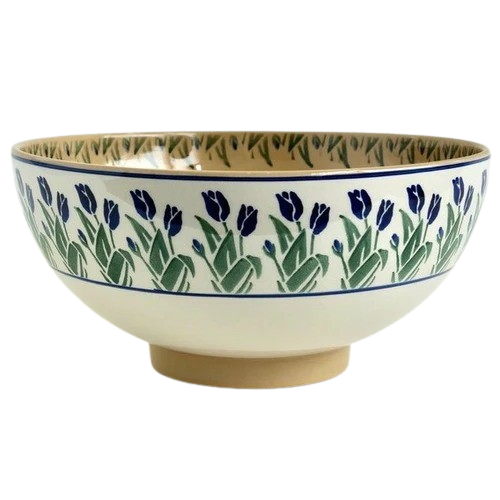 Nicholas Mosse Blue Blooms - Salad Bowl