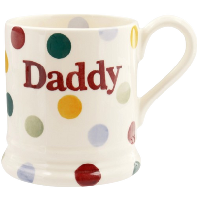 Emma Bridgewater Polka Dot Daddy 1/2 Pint Mug