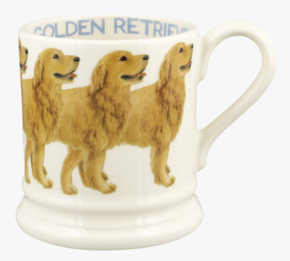 Emma Bridgewater Dogs - Golden Retriever 1/2 Pint Mugo