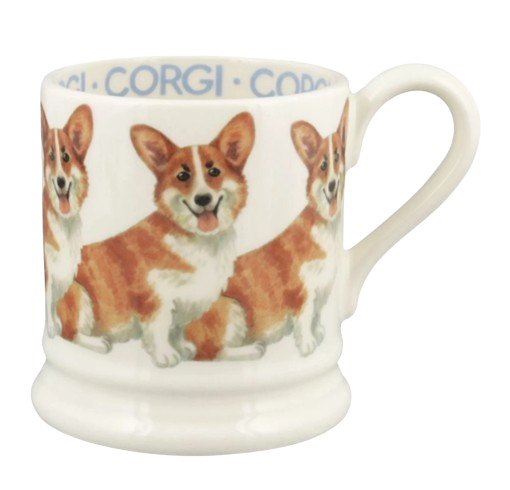 Emma Bridgewater Dogs - Pembroke Welsh Corgi 1/2 Pint Mug