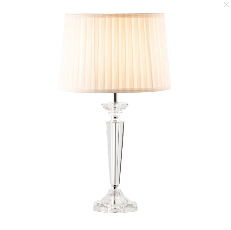 Galway Crystal Large Sofia Lamp and Shade UK FITTINGS