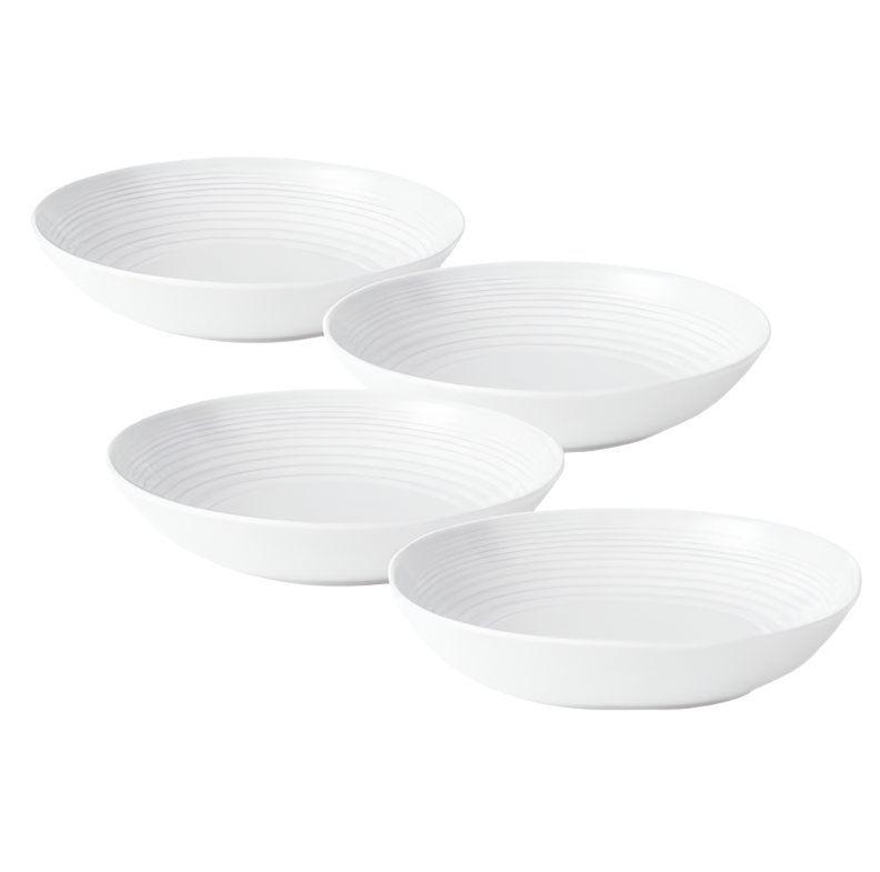 Royal Doulton Gordon Ramsay Maze White Pasta Bowl 24cm - Set of 4