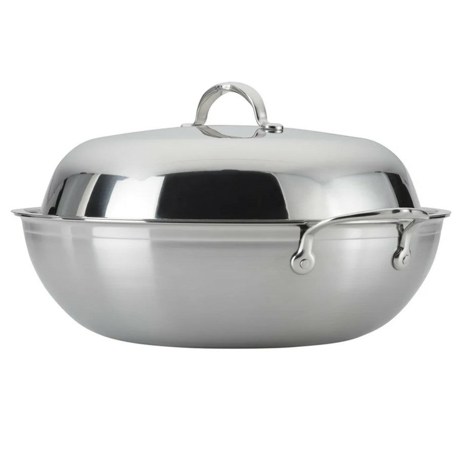 Hestan ProBond Induction Stainless Steel Wok & Lid - 36cm 7L