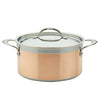 Hestan CopperBond Induction Copper Stock Pot & Lid - 24cm 5.7L