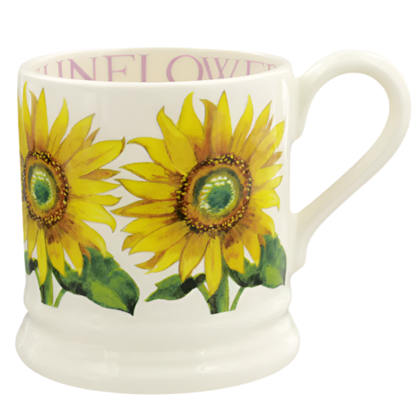 Emma Bridgewater Flowers - Sunflower 1/2 Pint Mug