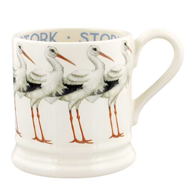 Emma Bridgewater Birds - Stork 1/2 Pint Mug