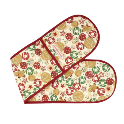 Emma Bridgewater Christmas Biscuits Double Oven Glove & Tea Towel Set