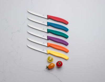 Victorinox Swiss Classic Tomato and Table Knife Set, 6 Pieces