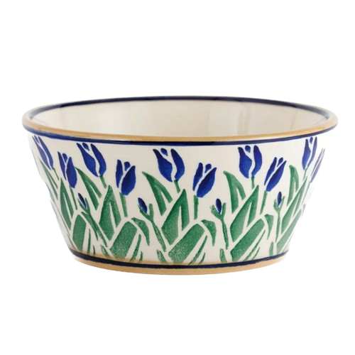 Nicholas Mosse Blue Blooms - Small Angled Bowl