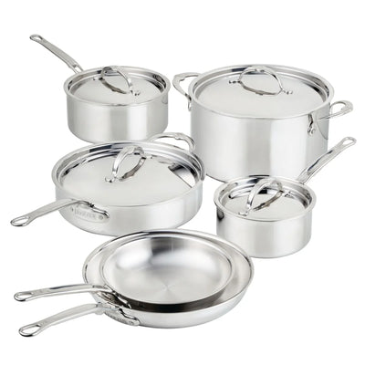 Hestan ProBond Luxe Stainless Steel 10 Piece Saucepan Set