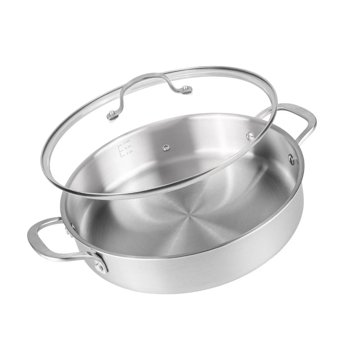 Stellar 7000 Profile 28cm Uncoated Sauteuse Pan: S765uc