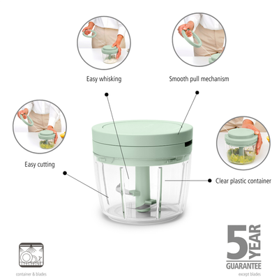 Brabantia  Tasty+ Manual Food Chopper - Jade Green