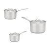 Stellar Profile Matte 3 Piece + Lids Saucepan Set  S7MA1D