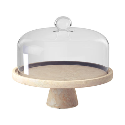 Villeroy and Boch Manufacture Travertine Footed serving platter