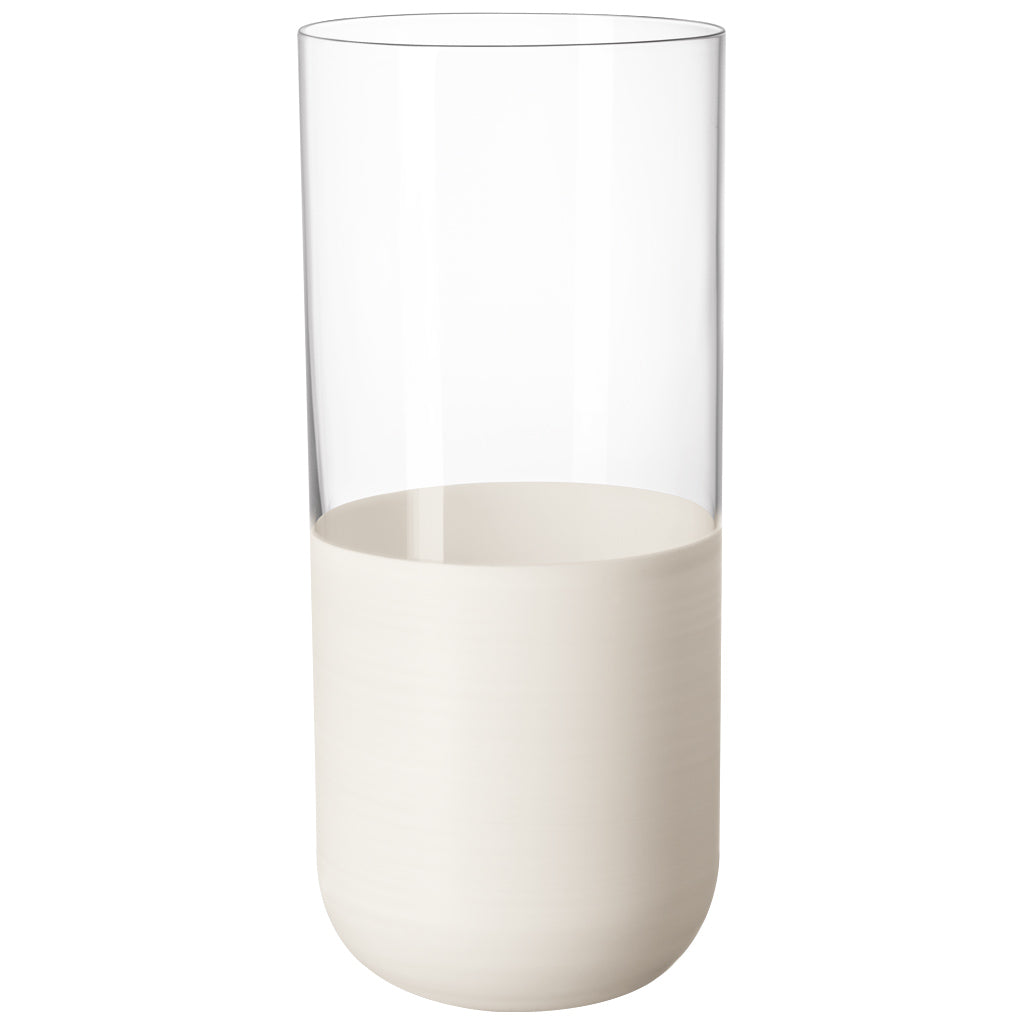 Villeroy and Boch Manufacture Rock Blanc Long Drink Tumbler set of 4