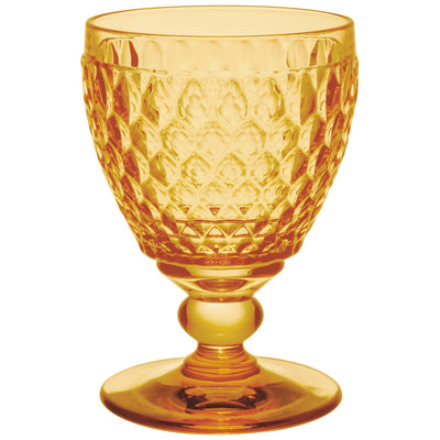 Villeroy and Boch Boston Saffron White Wine Goblet Set of 4