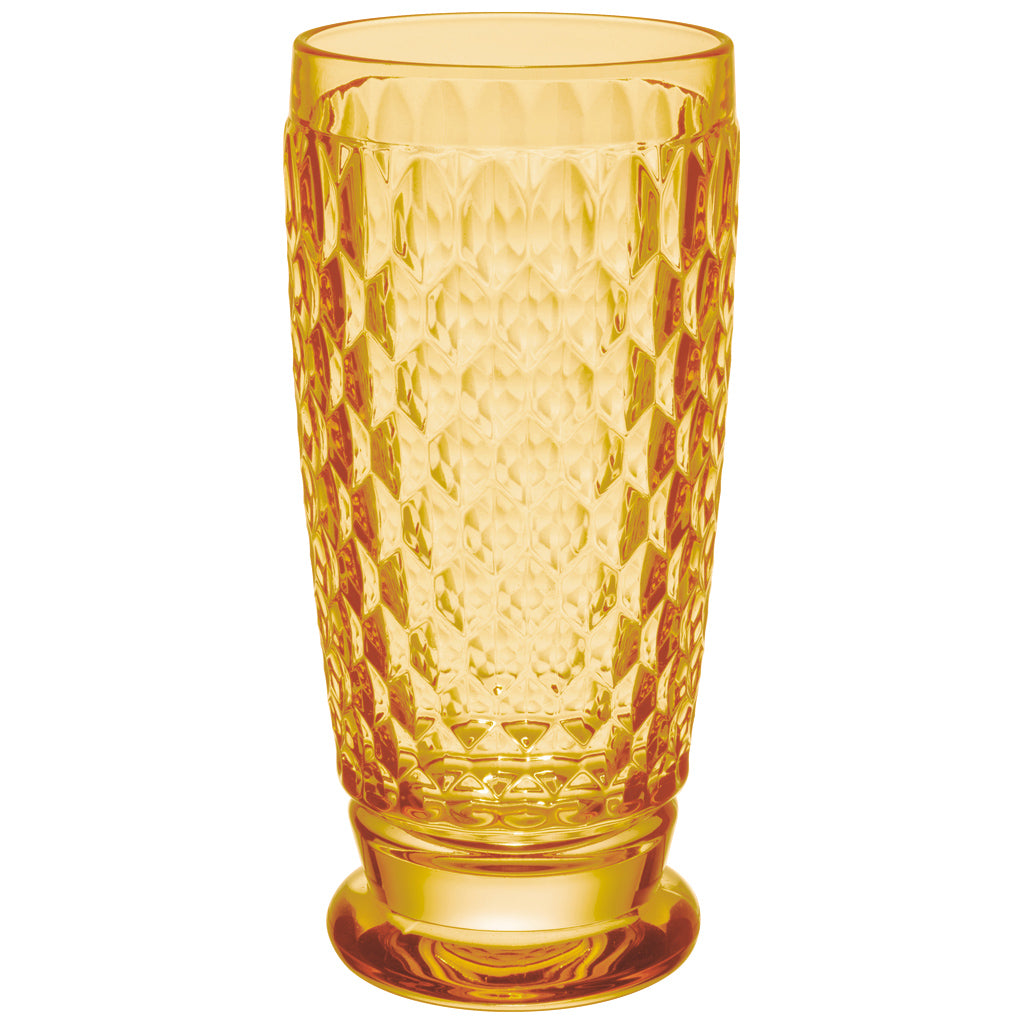 Villeroy and Boch Boston Saffron Highball / Beer Tumbler Set of 4