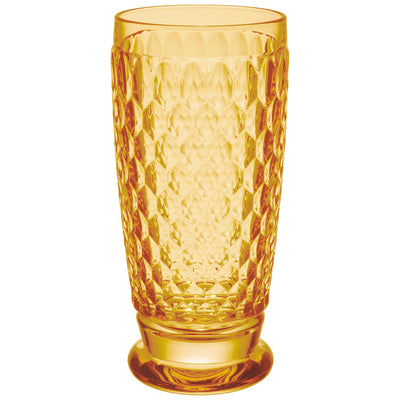 Villeroy and Boch Boston Saffron Highball / Beer Tumbler Set of 4
