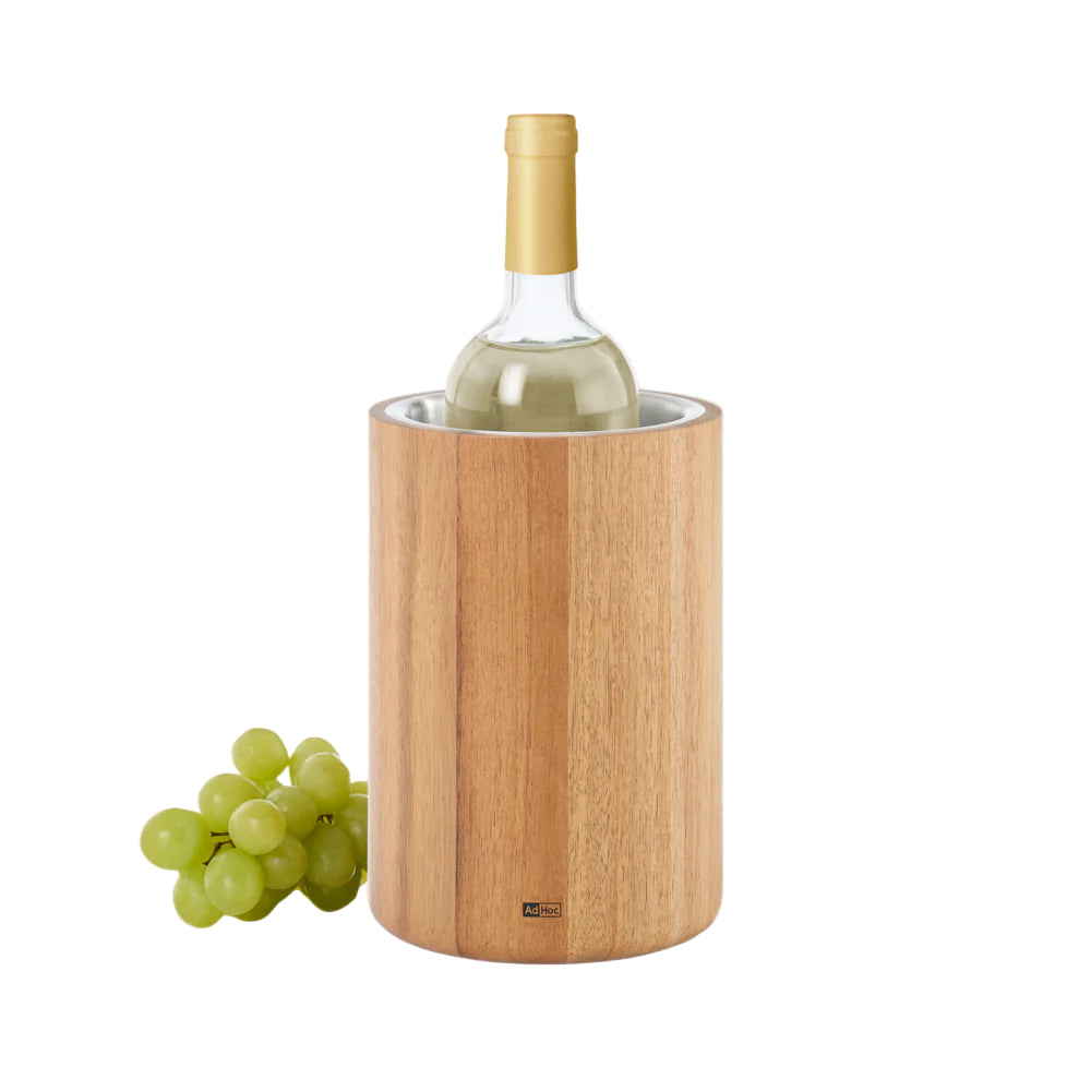 AdHoc Vine Wine & Champagne Cooler in Acacia Wood WK30