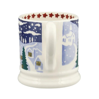 Emma Bridgewater Christmas Icons Winter Village 1/2 Pint Mug