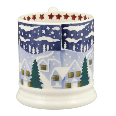 Emma Bridgewater Christmas Icons Winter Village 1/2 Pint Mug