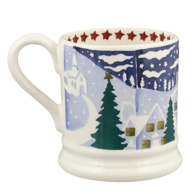 Emma Bridgewater Christmas Icons Winter Village 1/2 Pint Mug