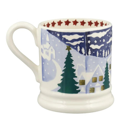 Emma Bridgewater Christmas Icons Winter Village 1/2 Pint Mug