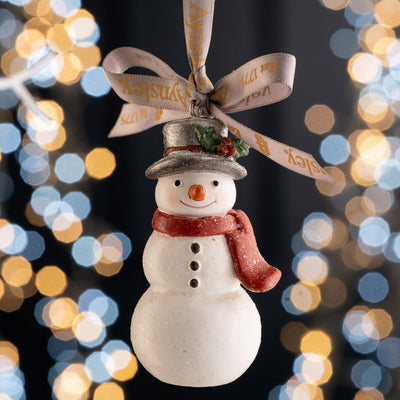 Aynsley Christmas Glitter Snowman Hanging Ornament