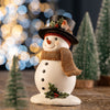 Aynsley Christmas Snowman & Robin Figurine: XMAS30849