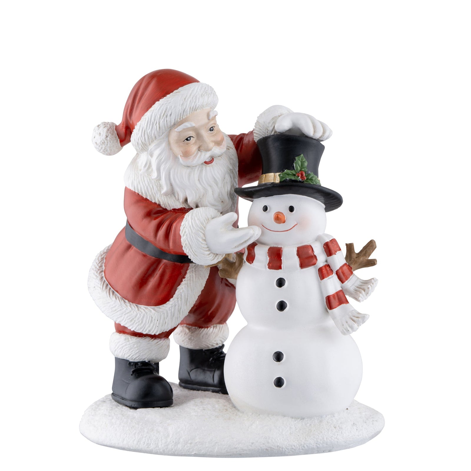 Aynsley Christmas Santa & Snowman Figurine: XMAS30854