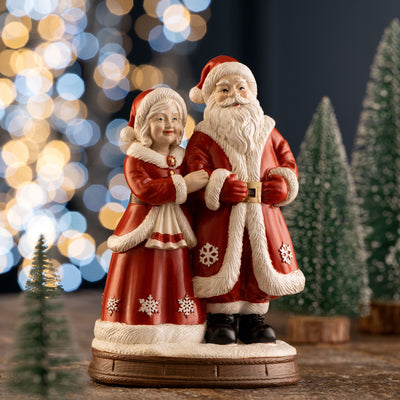 Aynsley Christmas Mr & Mrs Claus Figurine: XMAS30856