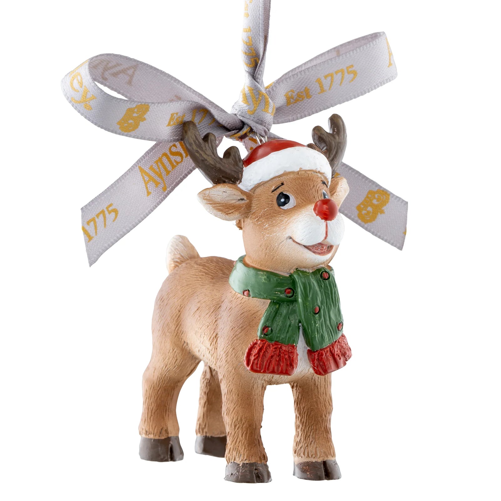 Aynsley Christmas Rudolph the Reindeer Hanging Ornament