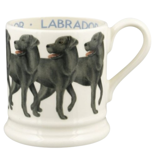 Emma Bridgewater Dogs - Black labrador 1/2 Pint Mug