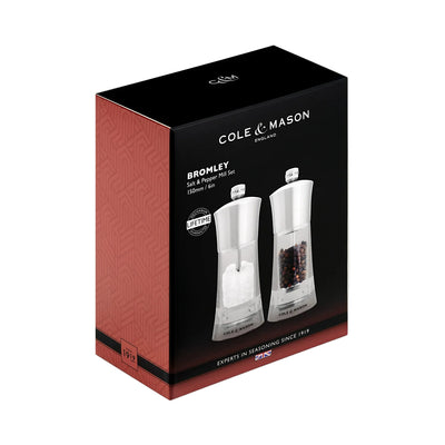 Cole & Mason Bromley Acrylic Salt & Pepper Mills H243008
