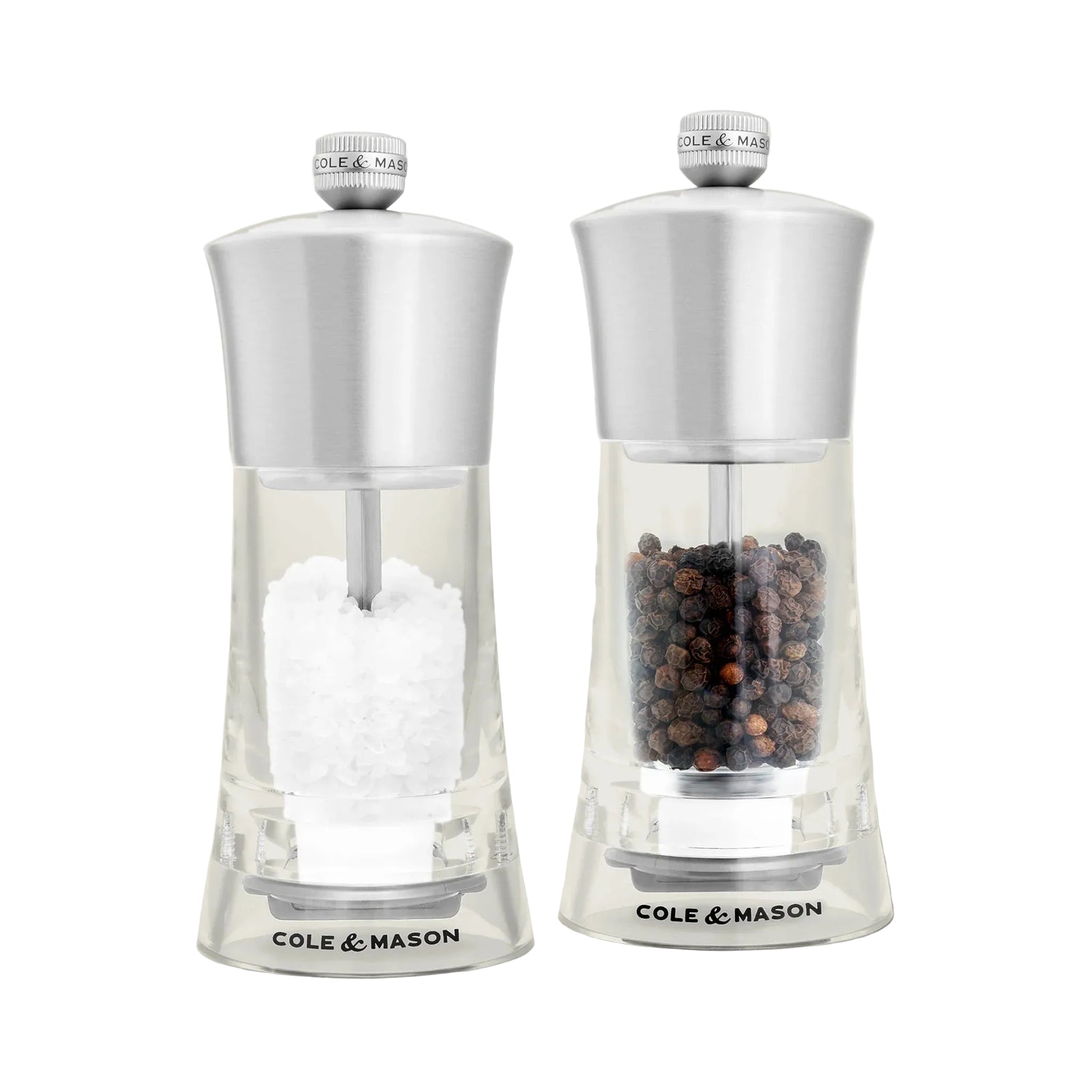 Cole & Mason Bromley Acrylic Salt & Pepper Mills H243008
