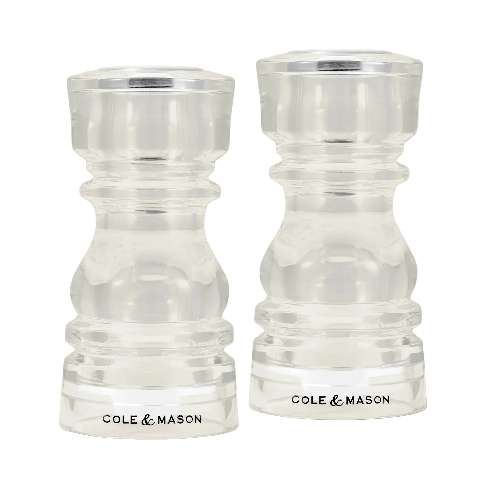Cole and Mason London Acrylic Salt and Pepper Shakers H243168