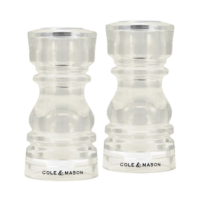 Cole and Mason London Acrylic Salt and Pepper Shakers H243168