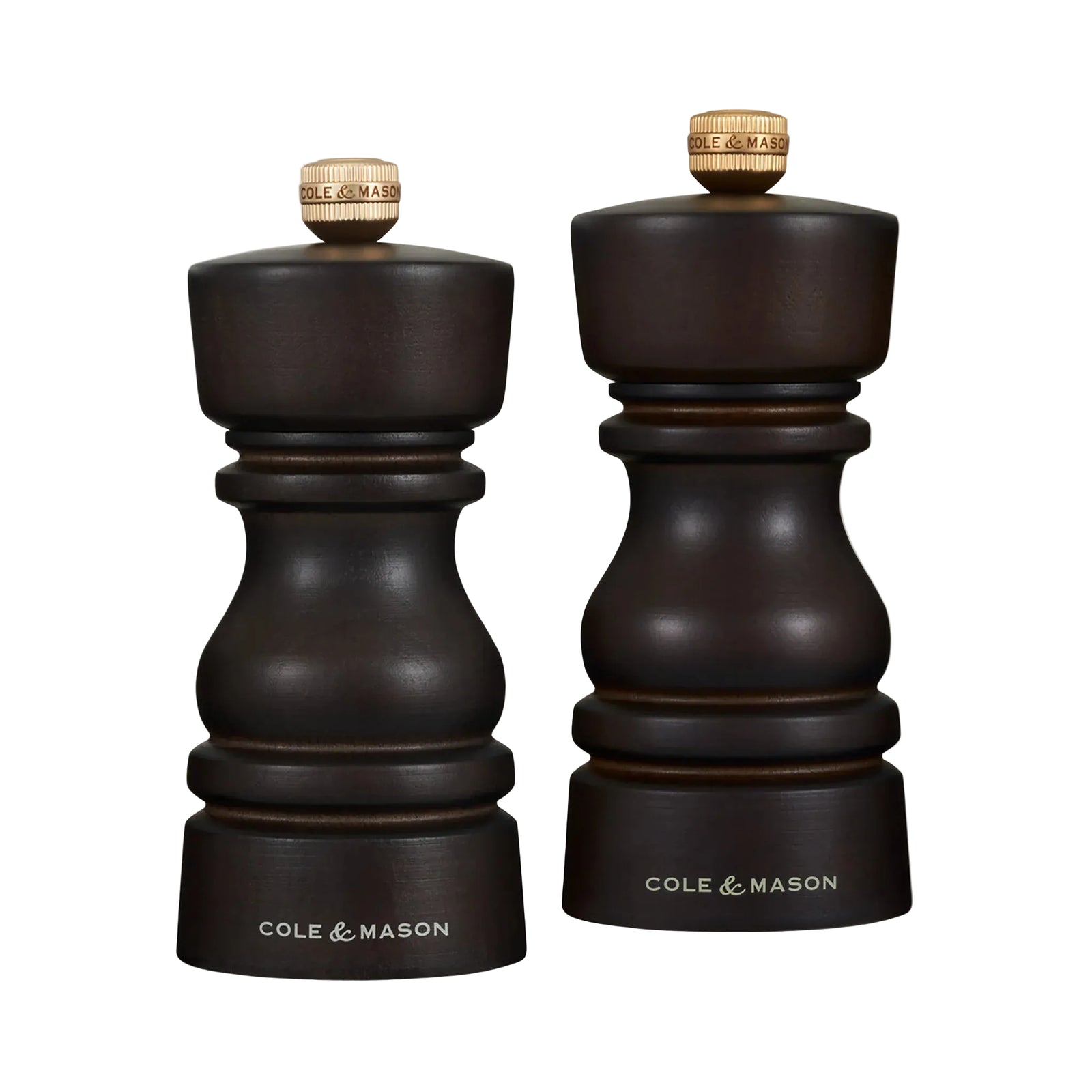 Cole & Mason London Chocolate Wood Salt & Pepper Mills: H233017