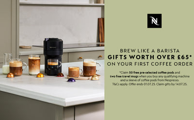 Krups Nespresso Vertuo Pop Coffee Machine - Coconut White: XN920140