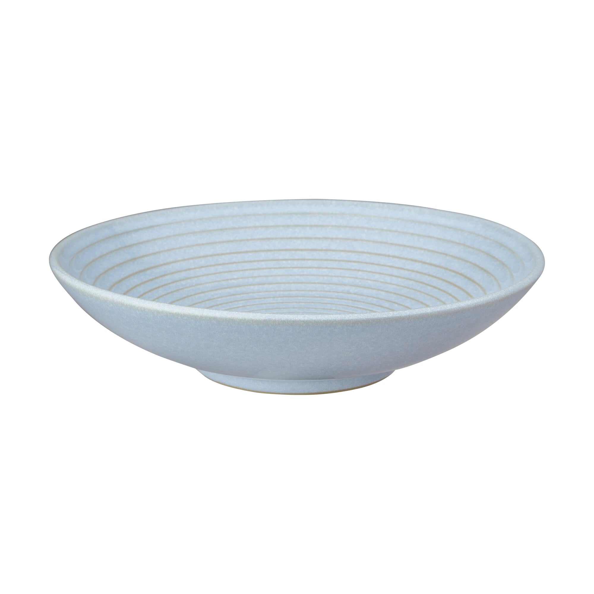 Denby Modus Topaz Blue Medium Ridged Bowl