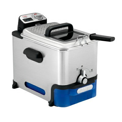 Tefal Oleoclean Pro Deep Fat Fryer Blue/Grey FR804040