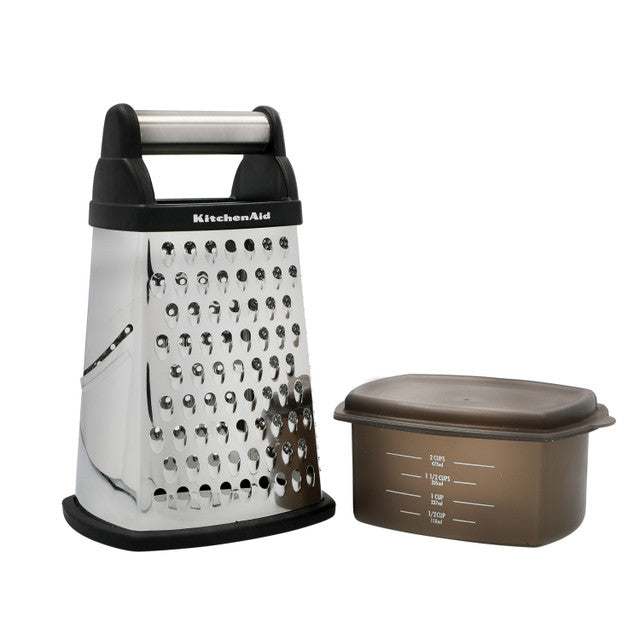 KitchenAid Stainless Steel Box Grater with covered container KQG300OSOBE