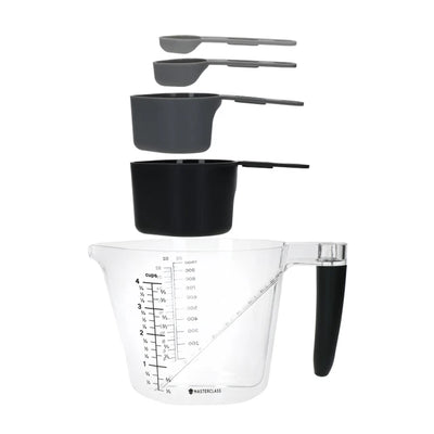 MasterClass Smart Space Measuring Spoon, Cup and Jug Set, 5 Pieces