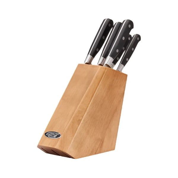 Stellar Classic 5 Piece Knife Block Set Wood: IS61