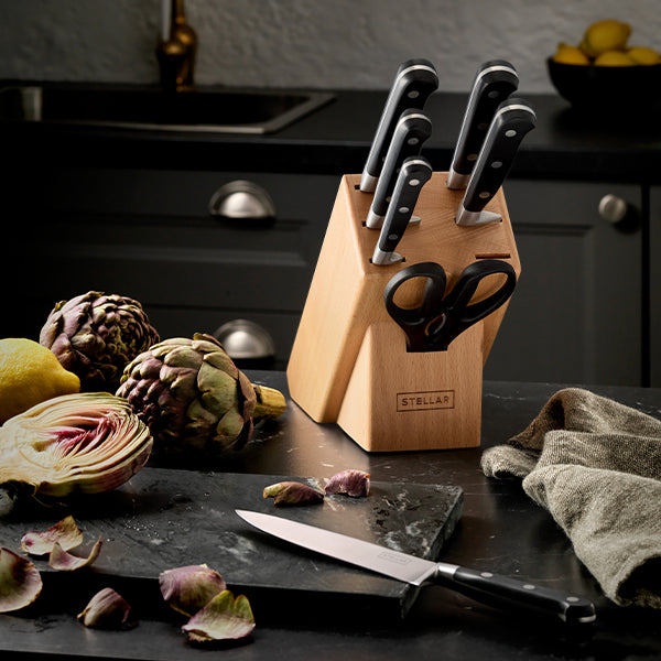 Stellar Classic 7 Piece Knife Block Set IS66